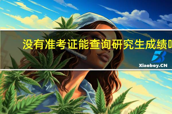 没有准考证能查询研究生成绩吗