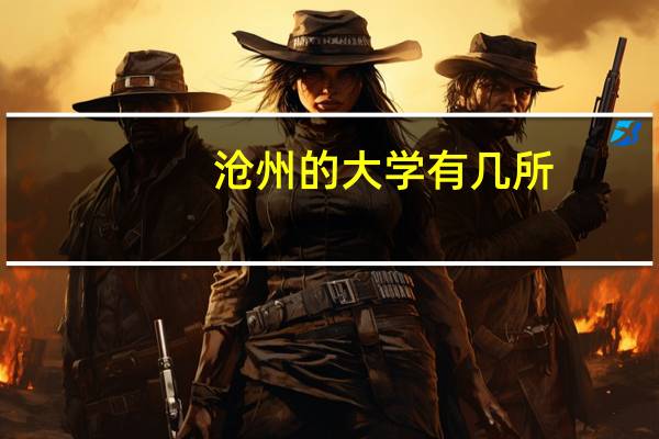 沧州的大学有几所