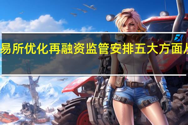 沪深交易所优化再融资监管安排 五大方面从严从紧把关