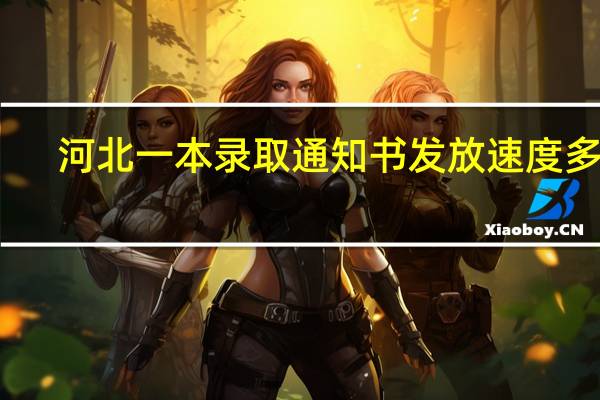 河北一本录取通知书发放速度多少