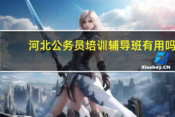 河北公务员培训辅导班有用吗