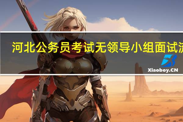 河北公务员考试无领导小组面试流程