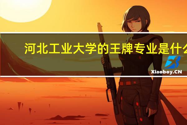 河北工业大学的王牌专业是什么