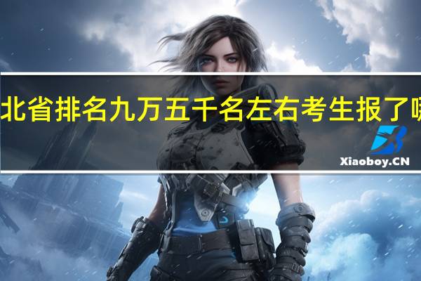 河北省排名九万五千名左右考生报了哪些学校