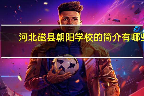 河北磁县朝阳学校的简介有哪些