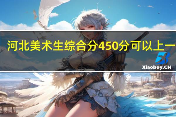 河北美术生综合分450分可以上一本吗
