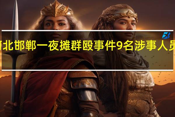 河北邯郸一夜摊群殴事件9名涉事人员被控制
