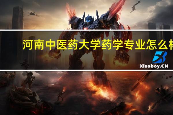 河南中医药大学药学专业怎么样