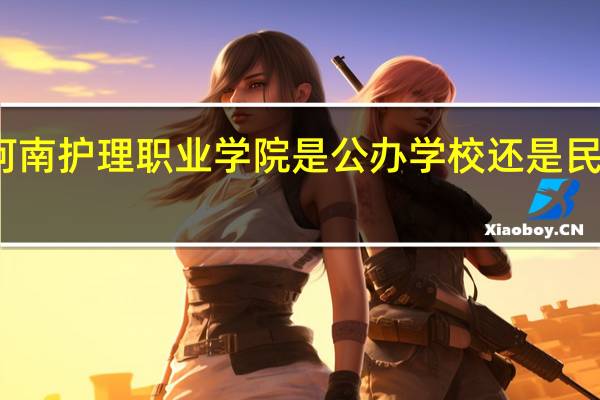 河南护理职业学院是公办学校还是民办学校