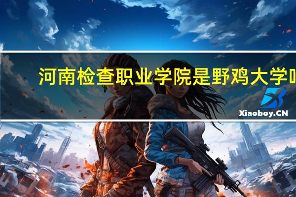 河南检查职业学院是野鸡大学吗