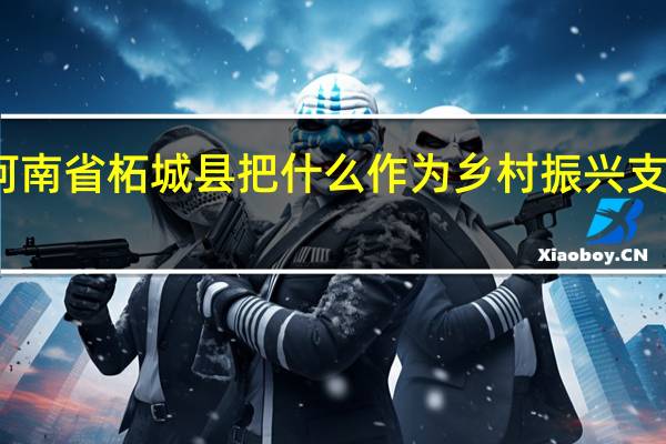 河南省柘城县把什么作为乡村振兴支柱产业（河南省柘城县把什么作为）