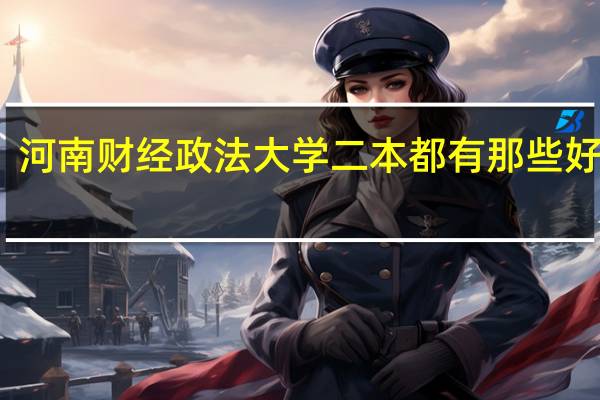 河南财经政法大学二本都有那些好专业