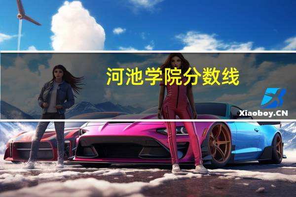 河池学院分数线