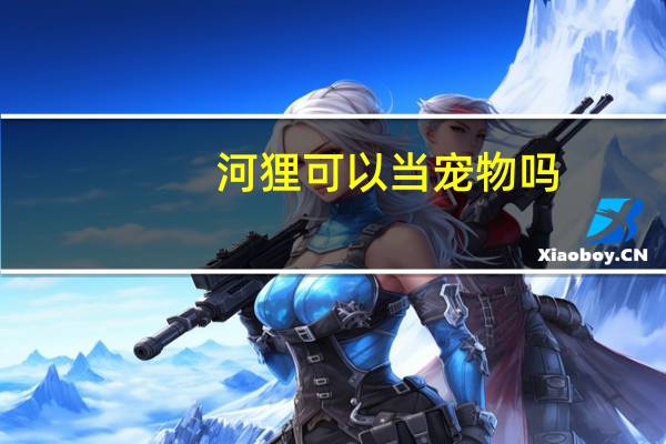 河狸可以当宠物吗