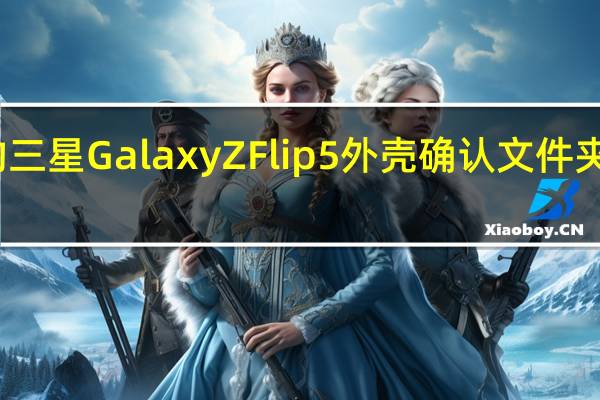 泄露的三星Galaxy Z Flip 5外壳确认文件夹形封面显示