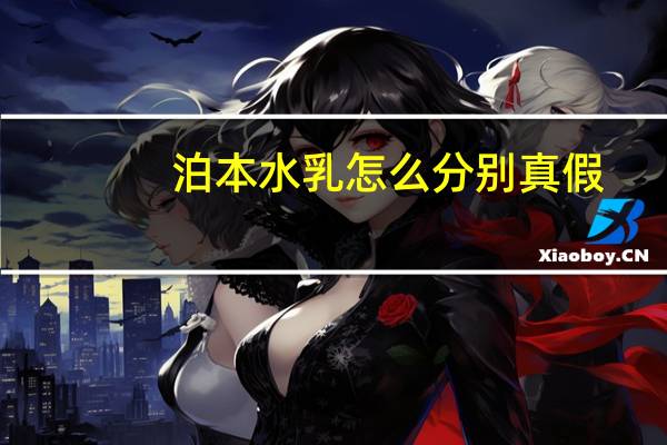 泊本水乳怎么分别真假