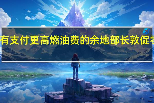 法国人没有支付更高燃油费的余地 部长敦促零售商保持低价