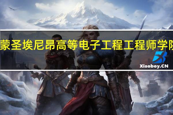法国蒙圣埃尼昂高等电子工程工程师学院学校简介