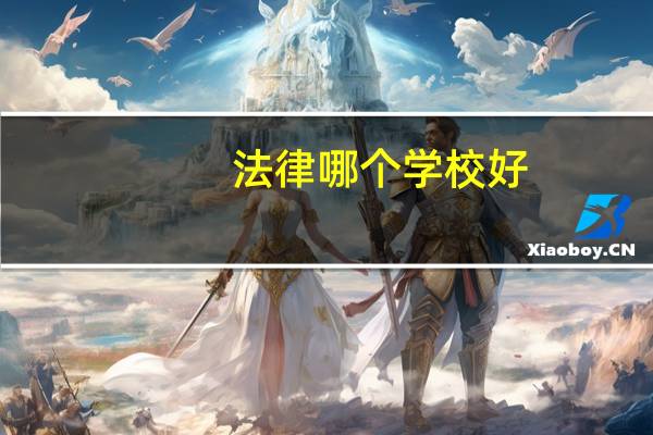法律哪个学校好