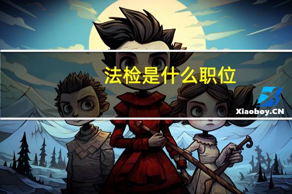法检是什么职位