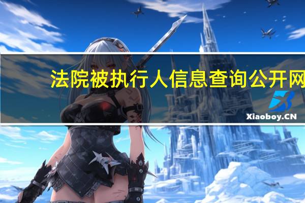 法院被执行人信息查询公开网（人民法院网被执行人查询）