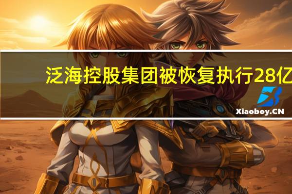 泛海控股集团被恢复执行28亿