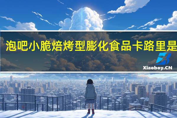 泡吧 小脆焙烤型膨化食品卡路里是多少