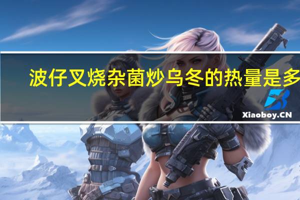 波仔 叉烧杂菌炒乌冬的热量是多少
