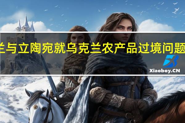 波兰与立陶宛就乌克兰农产品过境问题达成一致