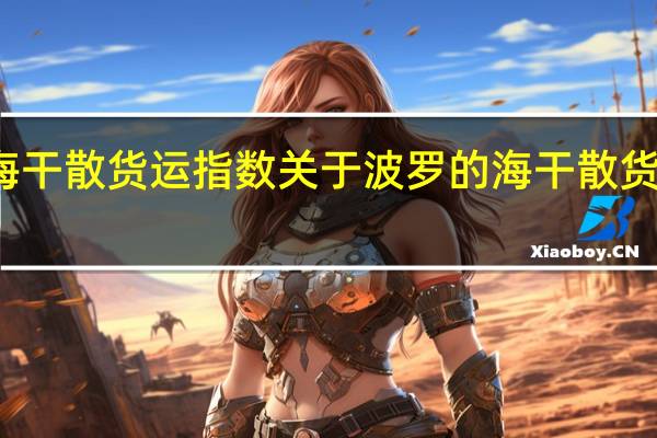 波罗的海干散货运指数 关于波罗的海干散货运指数的介绍