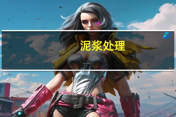 泥浆处理（关于泥浆处理的介绍）