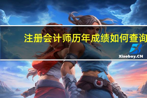 注册会计师历年成绩如何查询