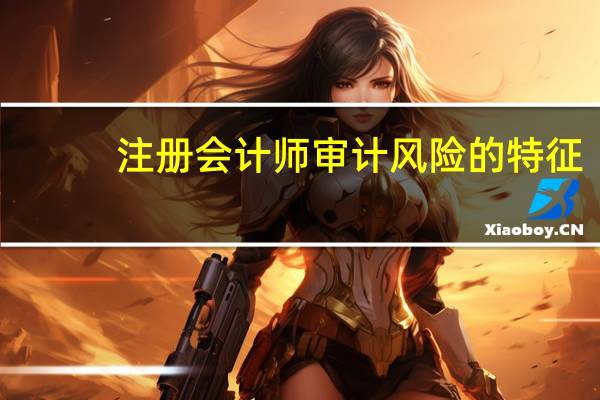 注册会计师审计风险的特征
