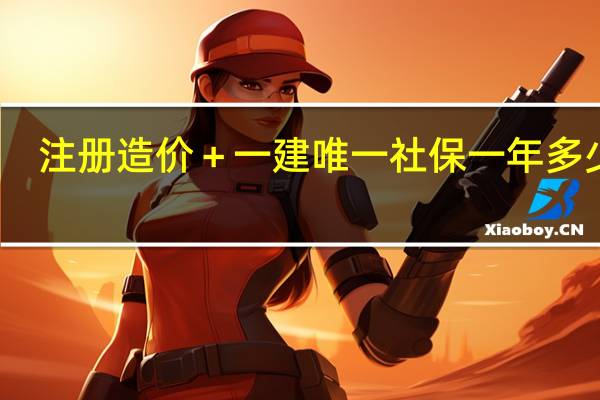 注册造价＋一建唯一社保一年多少钱