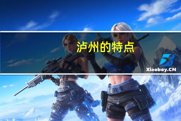 泸州的特点