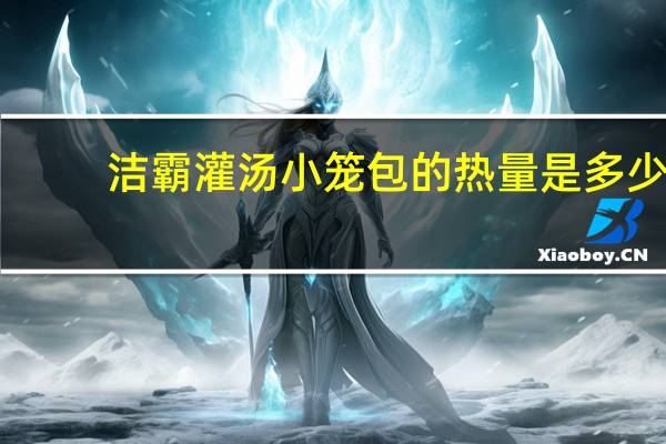 洁霸 灌汤小笼包的热量是多少