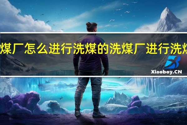 洗煤厂怎么进行洗煤的 洗煤厂进行洗煤的方法