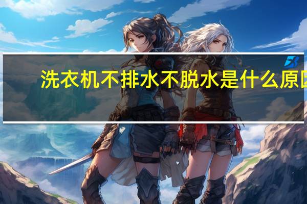 洗衣机不排水不脱水是什么原因(洗衣机不排水)