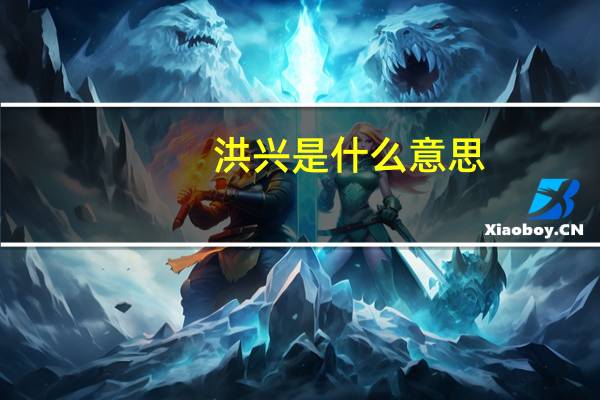 洪兴是什么意思