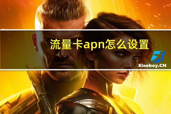 流量卡apn怎么设置（apn怎么设置）