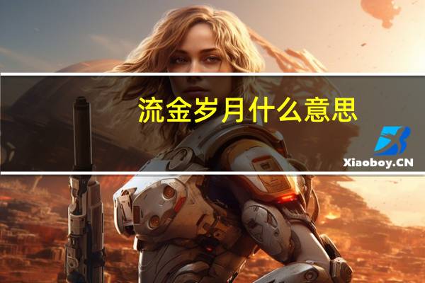 流金岁月什么意思