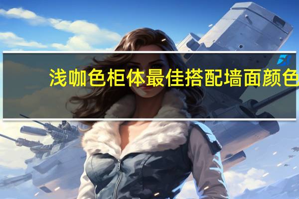 浅咖色柜体最佳搭配墙面颜色