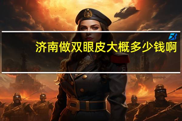 济南做双眼皮大概多少钱啊？想知道济南话剧团做双眼皮手术多少钱哪位朋友知道最近的价位告诉下呗~谢谢啦