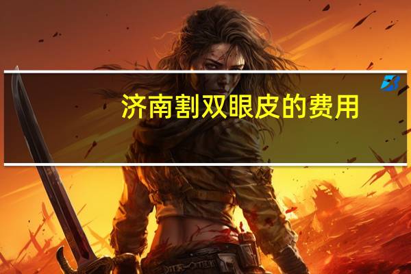 济南割双眼皮的费用，济南哪个医院割双眼皮比较好