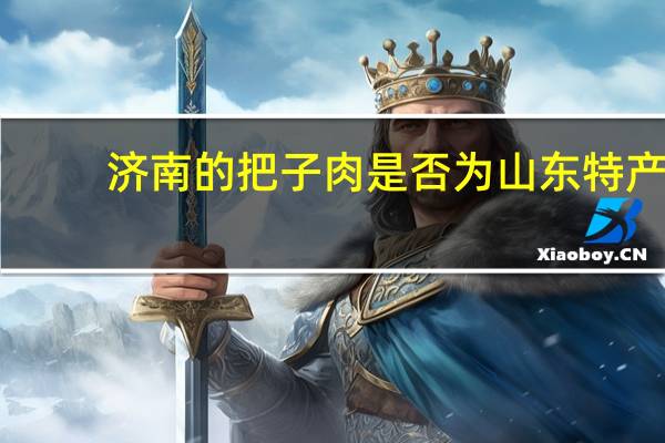 济南的把子肉是否为山东特产