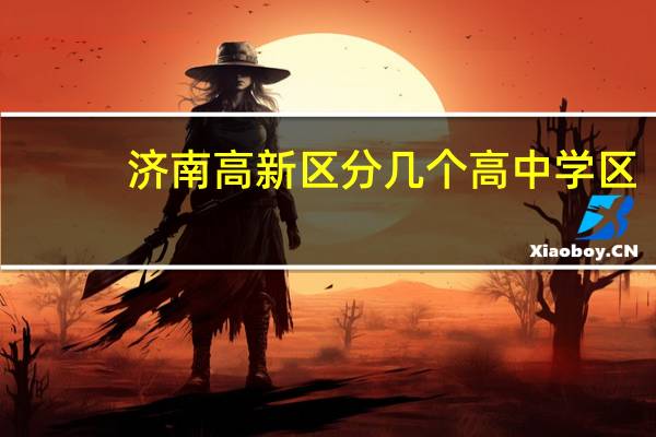 济南高新区分几个高中学区,几个义务教育学区 济南学区房划分图