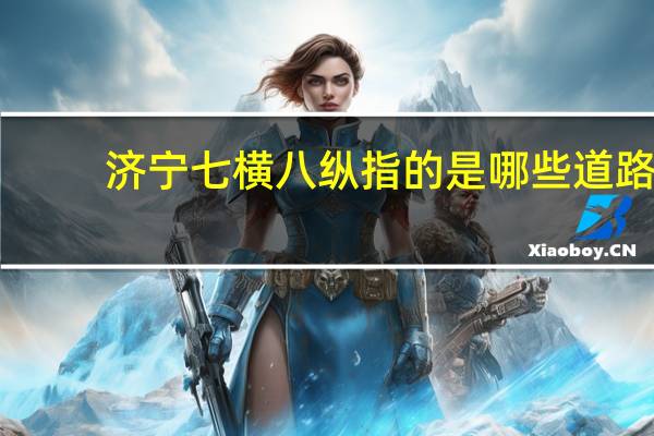 济宁七横八纵指的是哪些道路
