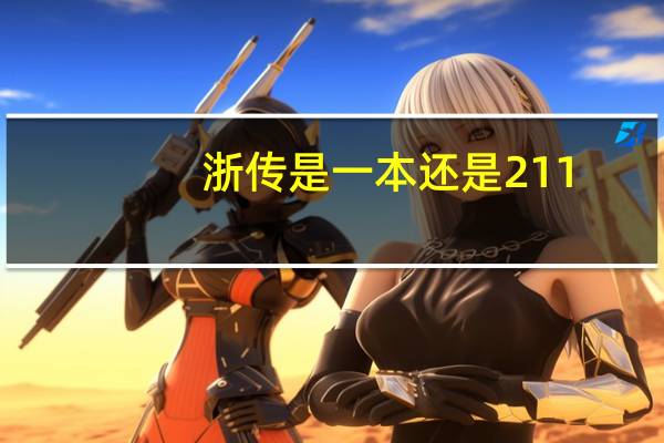 浙传是一本还是211