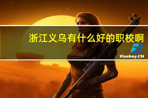 浙江义乌有什么好的职校啊