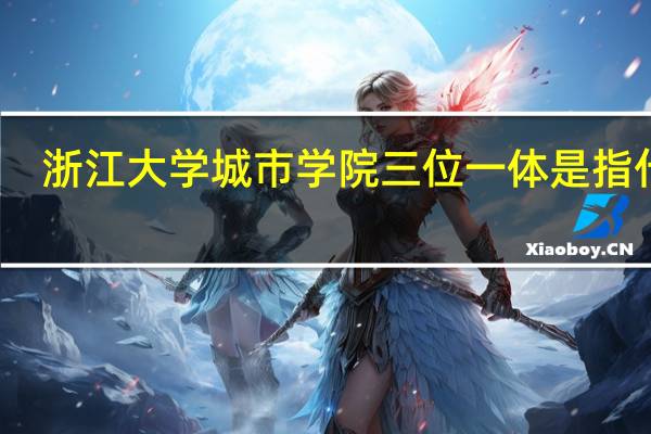 浙江大学城市学院三位一体是指什么